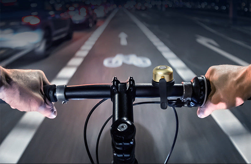 compact precision handlebar bell with quick-release clamp mount Kalsten