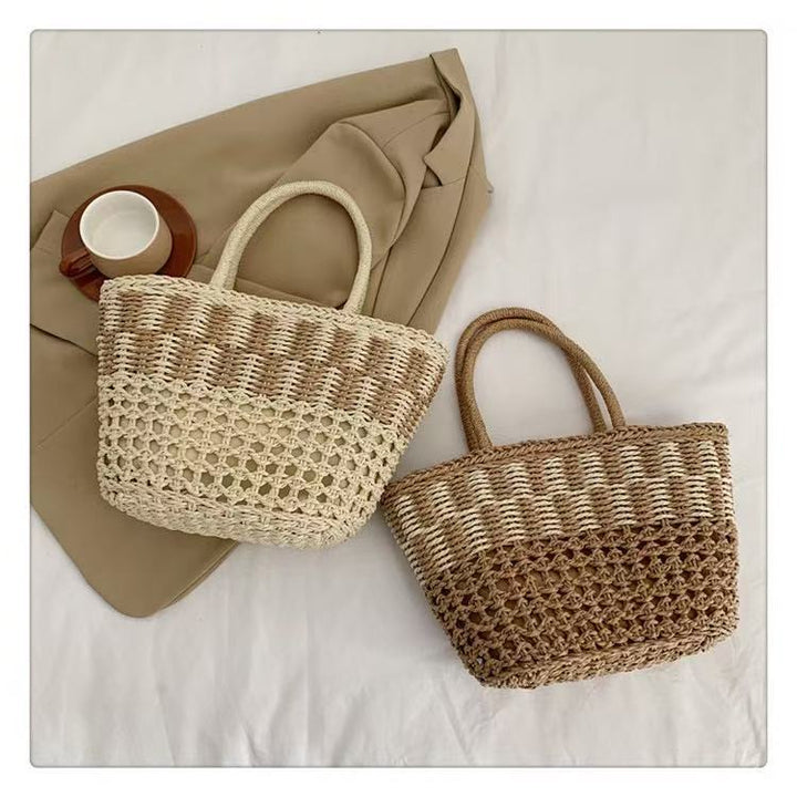 Handwoven basket bag with airy structure Kalsten
