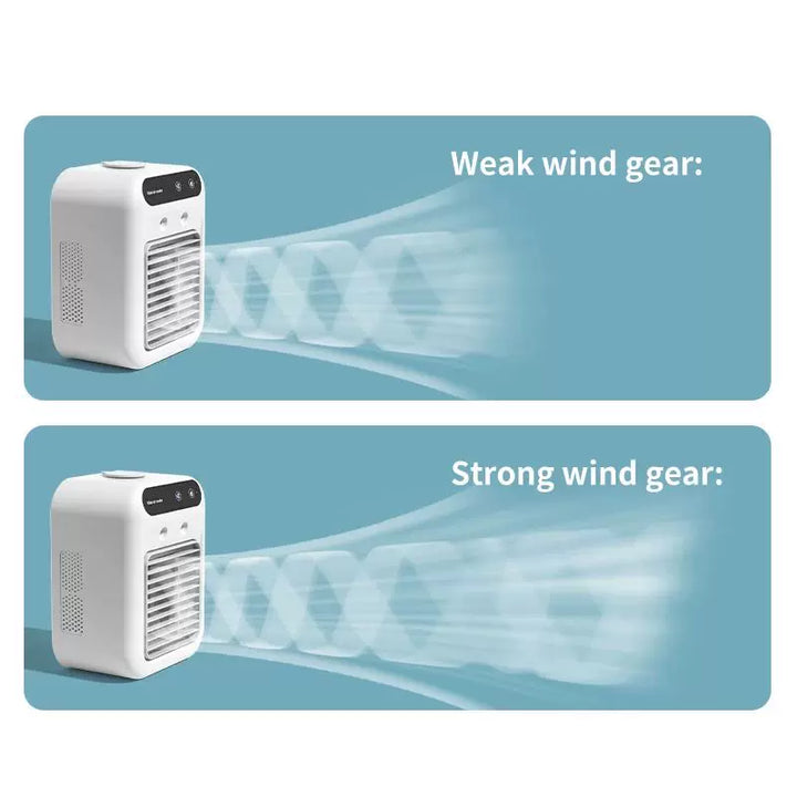 Unisex One Size Personal Desktop Evaporator Micro Cooler with Top Fill Ice Reservoir Adjustable Multi-Angle Air Outlets Whisper Quiet USB Fan Kalsten