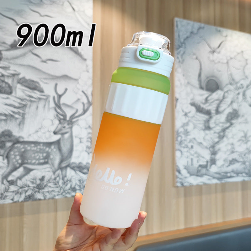 Ladies versatile drinking bottle with innovative flip lid Kalsten