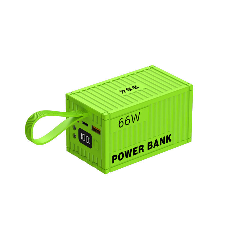Portable Power Bank in Container Design with 66W Fast Charging Function Kalsten