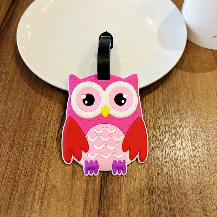Owl-Shaped Travel Luggage Tag Kalsten