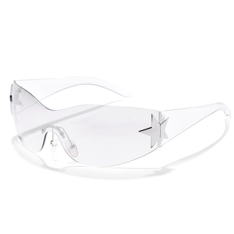Women's futuristic design sunglasses with unique accents Kalsten