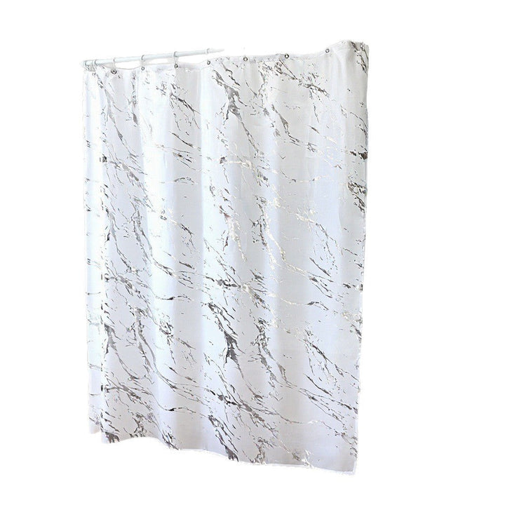 Marble Effect Waterproof Shower Curtain Kalsten