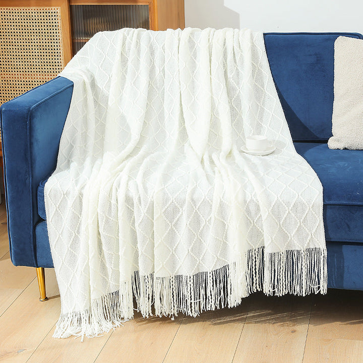 Ladies cozy knit blanket Kalsten