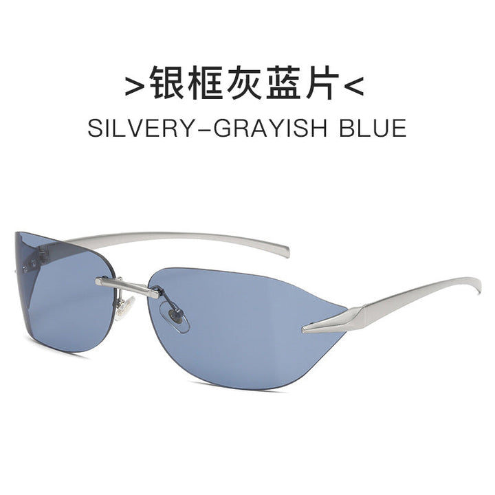 Women futuristic sunglasses with elegant minimalist design Kalsten