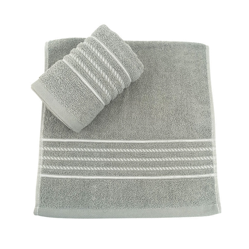 Terry Bath Towel with High-Quality Check Border Kalsten