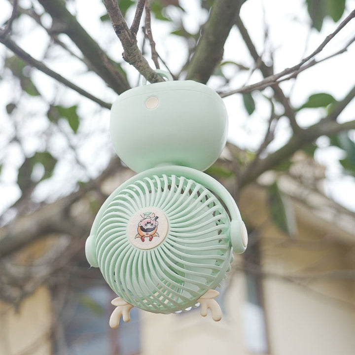 Unisex Portable Mini Fan with Cute Cat Design Kalsten