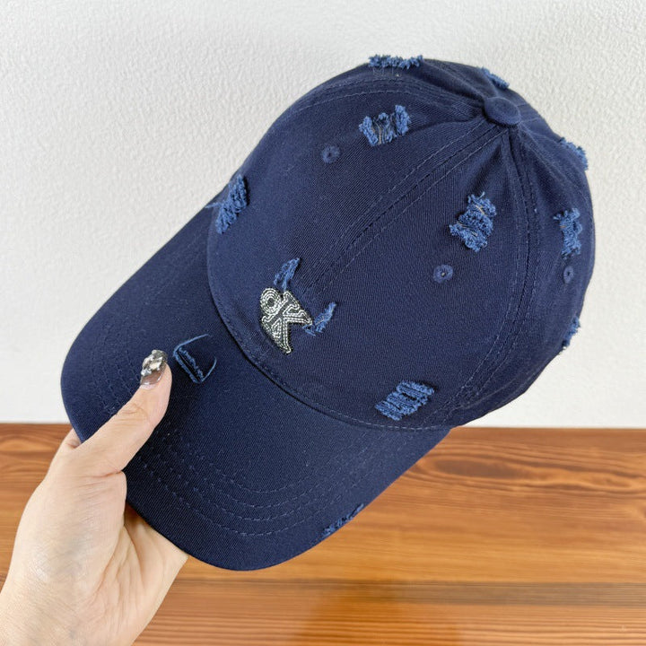Men's Distressed Adjustable Baseball Cap Kalsten