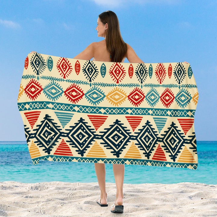 Beach towel with exclusive geometric pattern Kalsten
