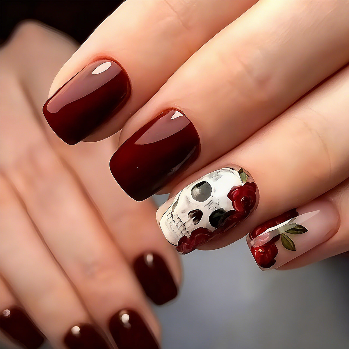 Halloween Nail Art Set with Creative Designs and Sparkling Details Acalora