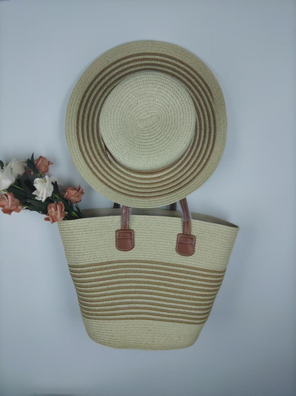 Beach bag and sun hat set Kalsten