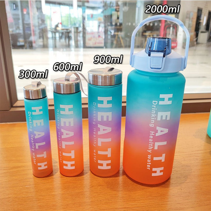 Ladies' Motivation Water Bottle with Time Scale and Ergonomic Design Kalsten