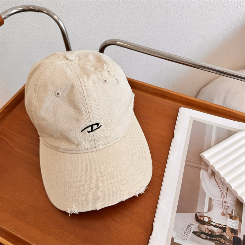 Men's Distressed Cotton Baseball Cap Kalsten