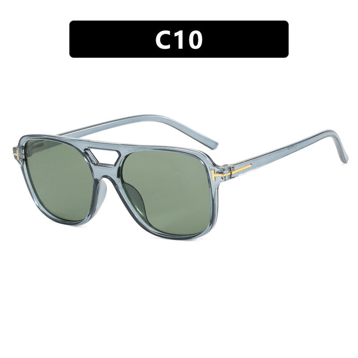 Women trendy square sunglasses with detailed frame Kalsten