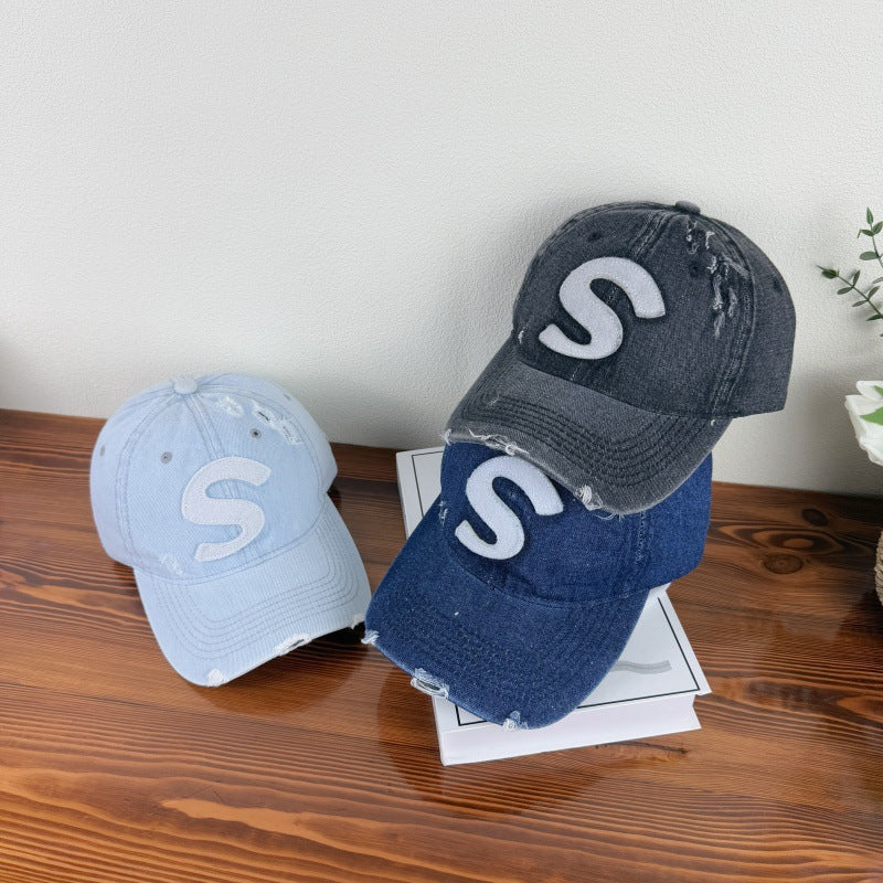 Women's Distressed Graphic Logo Baseball Cap Kalsten