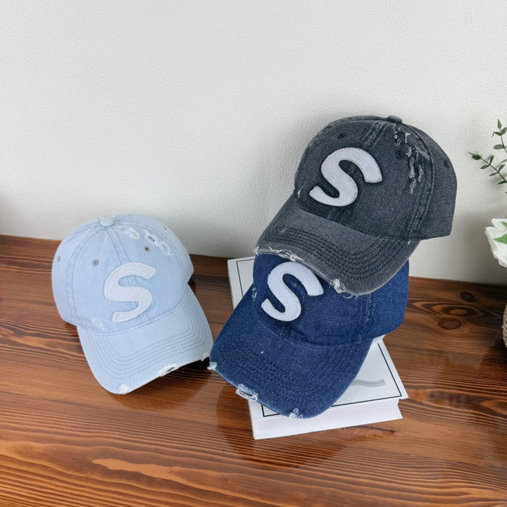 Women's Distressed Graphic Logo Baseball Cap Kalsten