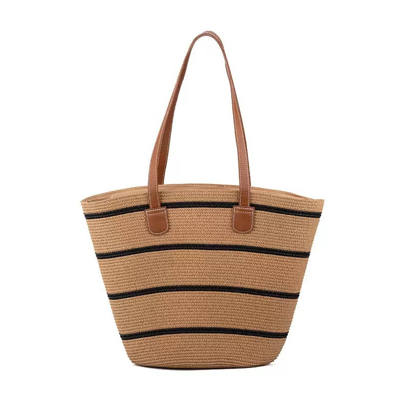 Structured raffia beach bag Kalsten