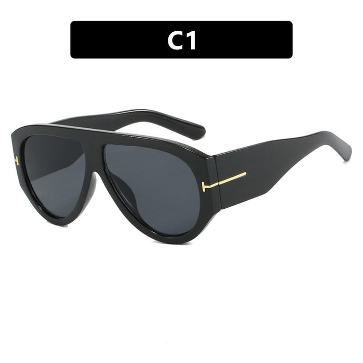 Women Designer Sunglasses in Elegant Retro Design with Wide Frame Kalsten