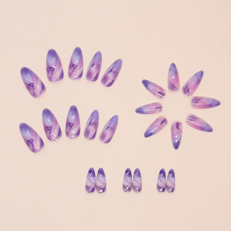 Artistic Marble Press-On Nail Tips Kalsten