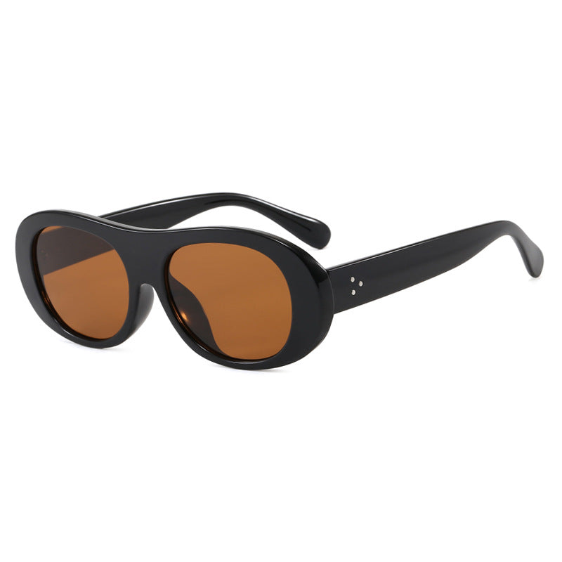 Women's fashionable oversized sunglasses with elegant tortoiseshell pattern Kalsten