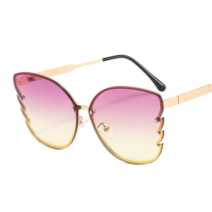 Women's statement sunglasses with unique design and gradient lenses Kalsten