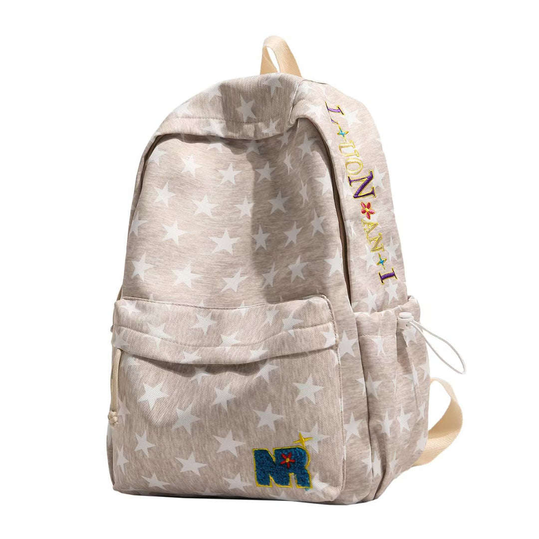 Star-Patterned Casual Backpack Kalsten