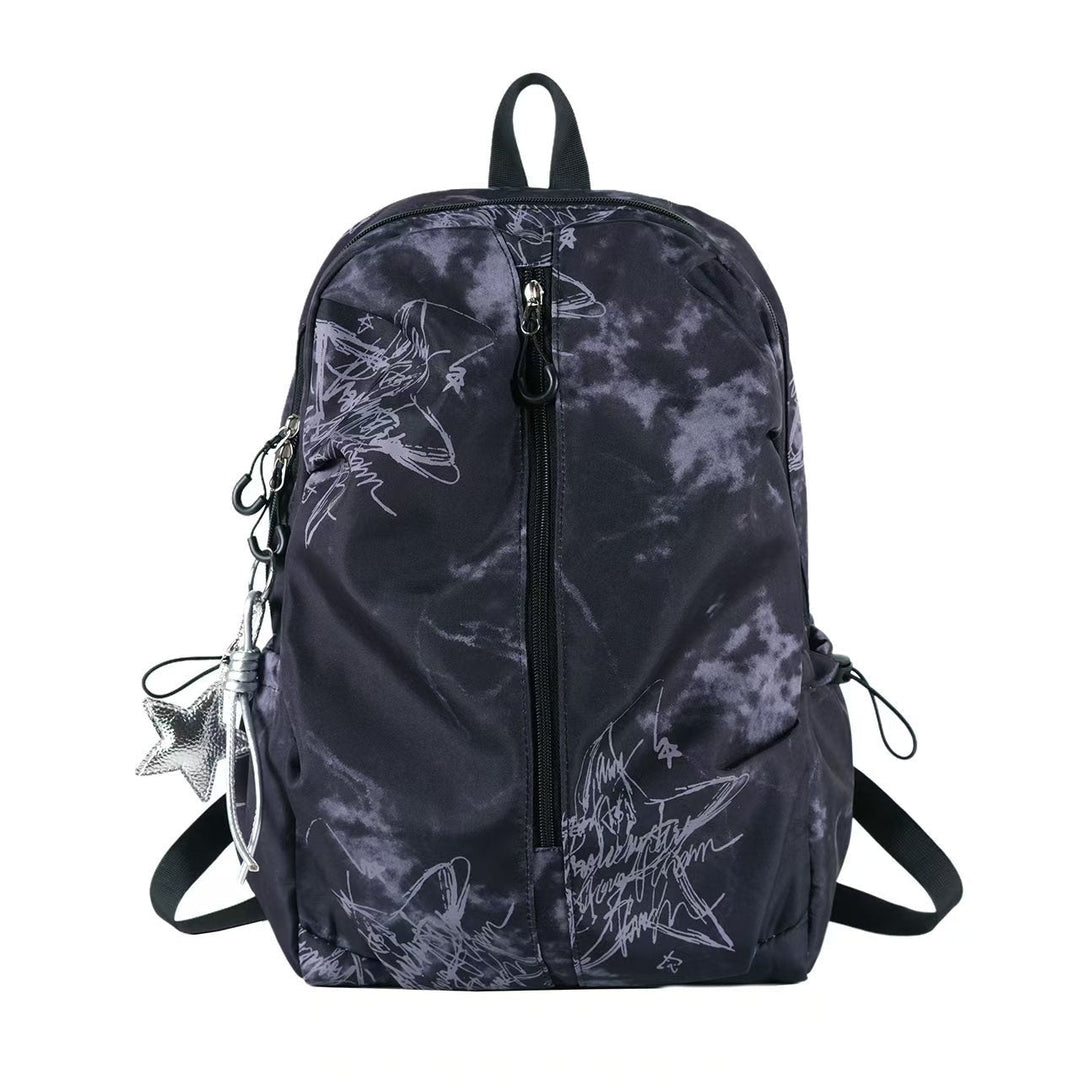 Artistic Graphic Print Backpack Kalsten