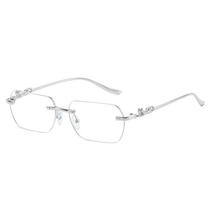 Ladies elegant half-rim glasses with decorative details Kalsten