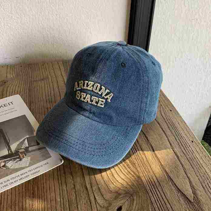 Unisex Vintage-Inspired Embroidered Denim Cap Kalsten