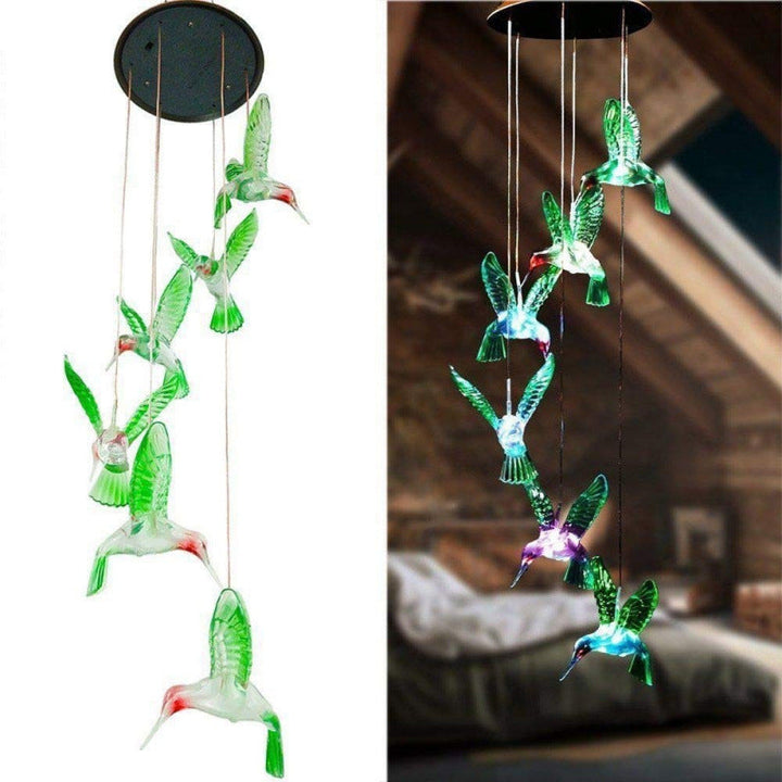 Decorative Flamingo Hanging Mobile Wind Chime Garden Ornament Kalsten
