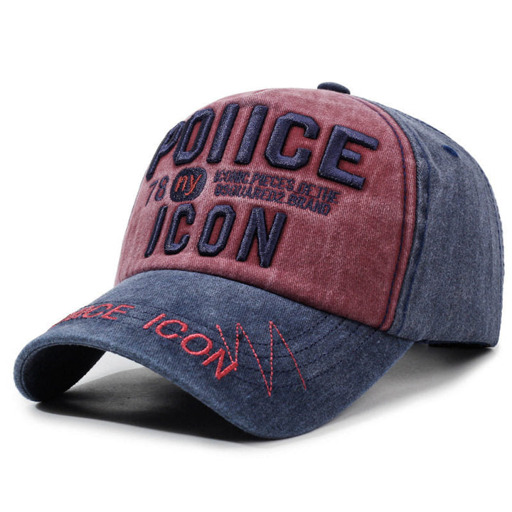 Men's Vintage-Inspired Embroidered Baseball Cap Kalsten