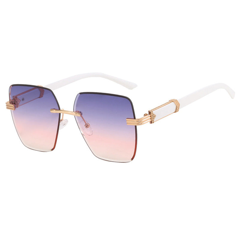 Women's trendy square sunglasses with glamorous accents and UV protection Kalsten