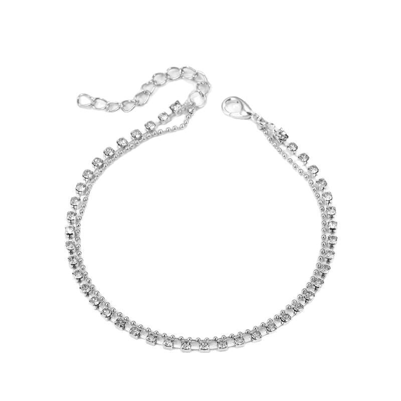 Elegant Double Layered Anklet Kalsten