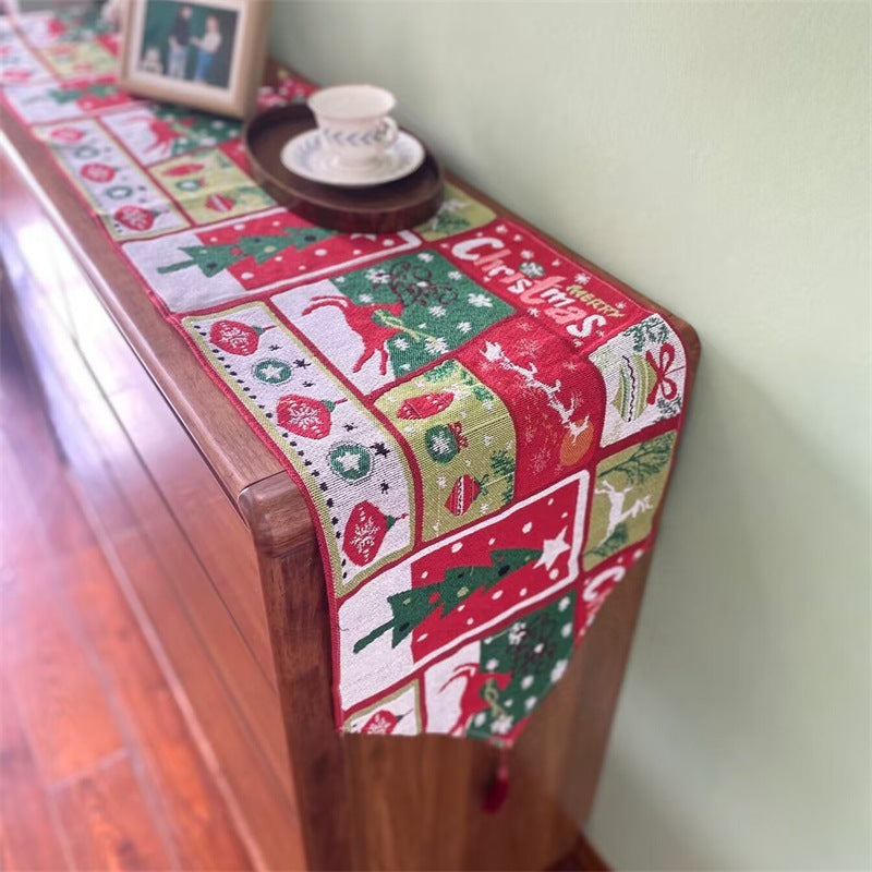 Festive Holiday Themed Table Runner
