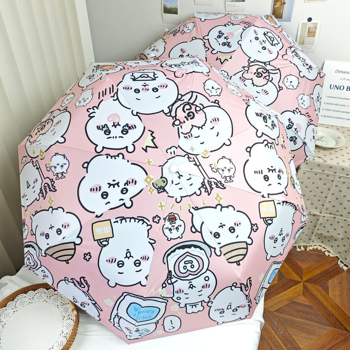 Women's Foldable Umbrella with Humorous Animal Design Kalsten