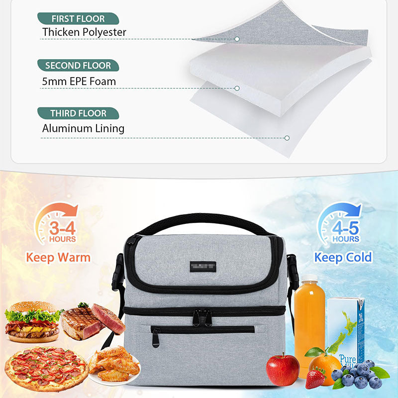 Ladies Insulated Picnic Bag with Multiple Compartments Kalsten