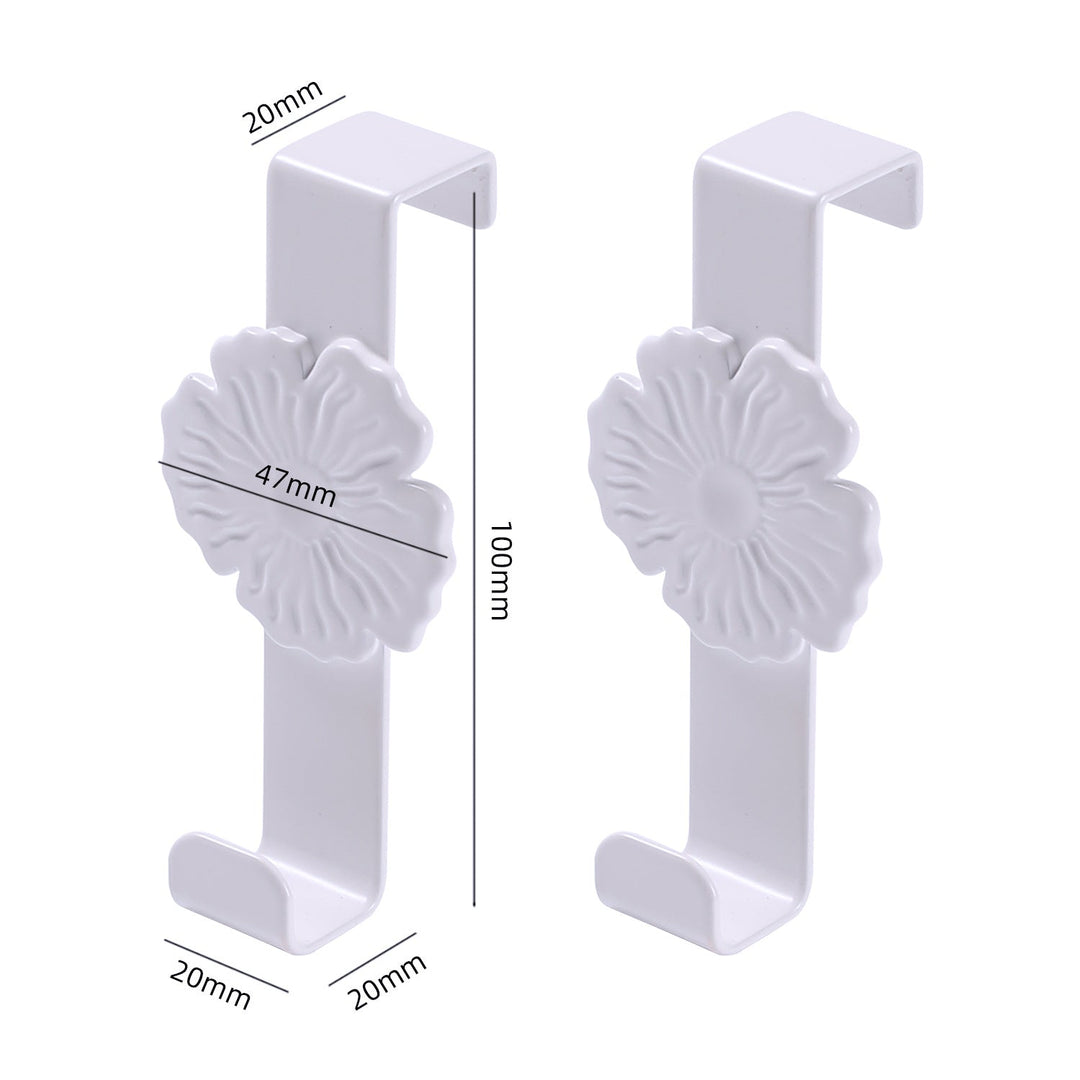 Unisex Wall Hooks with Floral Design Kalsten