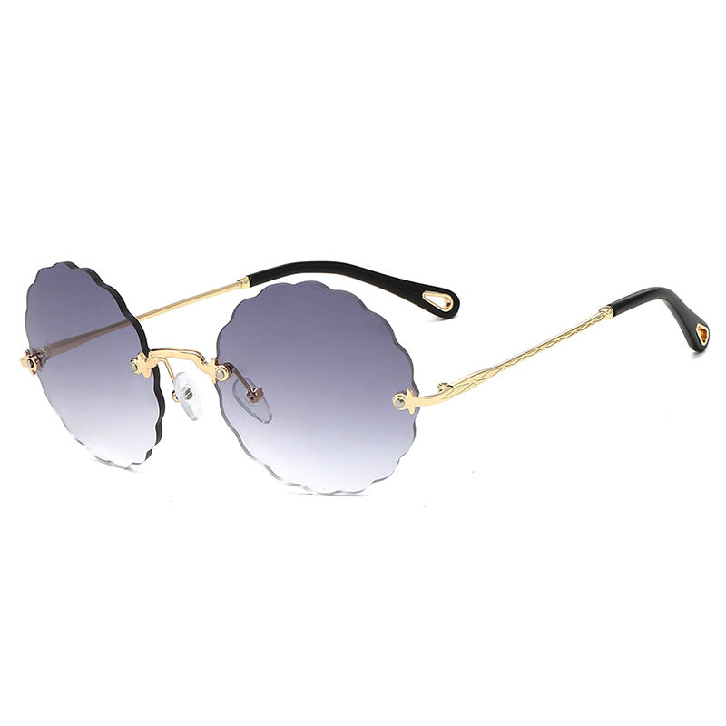 Women's Fashion Glasses with Playful Wave Frame Kalsten