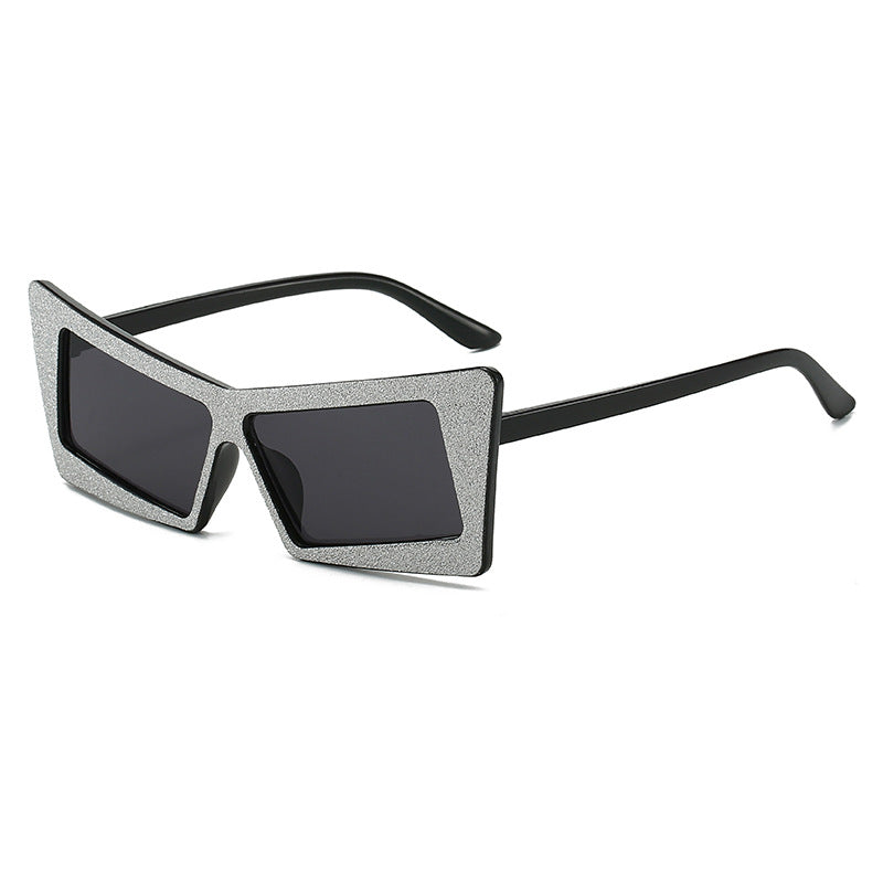 Women's geometric sunglasses with sparkling elements Kalsten