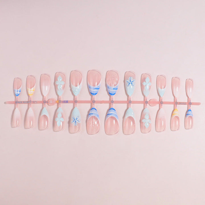 Premium Press-On Nail Set with Decorative Accents Kalsten