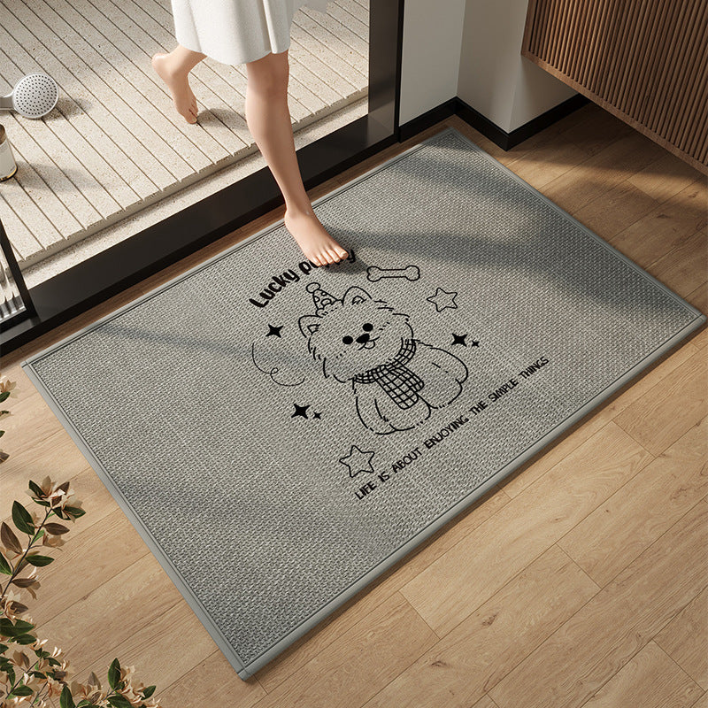 Elegant Modern Bathroom Mat Kalsten