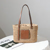 Stylish rat handbag with leather accents Kalsten
