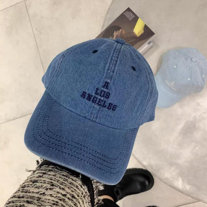 Women's Distressed Vintage Los Angeles Baseball Cap Kalsten