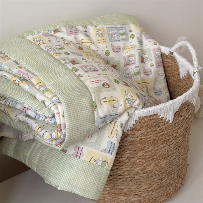 Women’s children's duvet with playful doll pattern Kalsten
