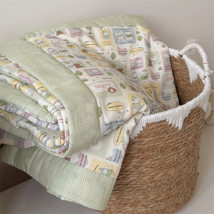 Women’s children's duvet with playful doll pattern Kalsten