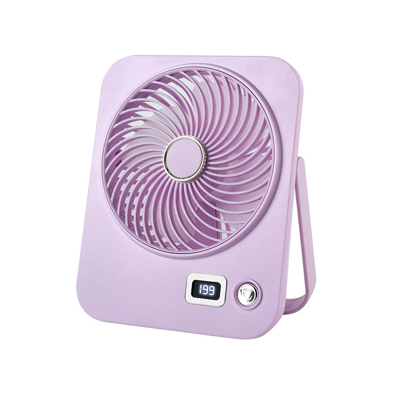 Ladies portable table fan with digital speed display Kalsten