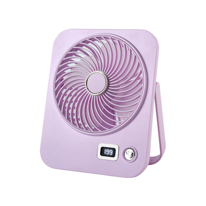 Ladies portable table fan with digital speed display Kalsten