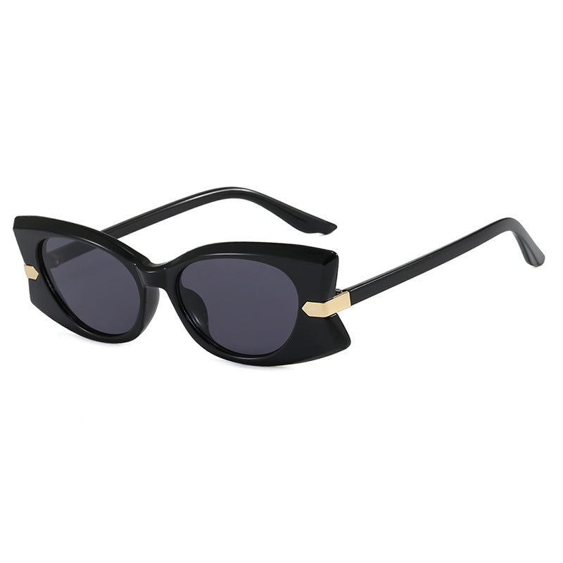 Women's Cat-Eye Sunglasses with stylish metal inserts and UV protection Kalsten