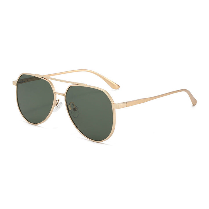 Men's Geometric Metal Frame Sunglasses Kalsten